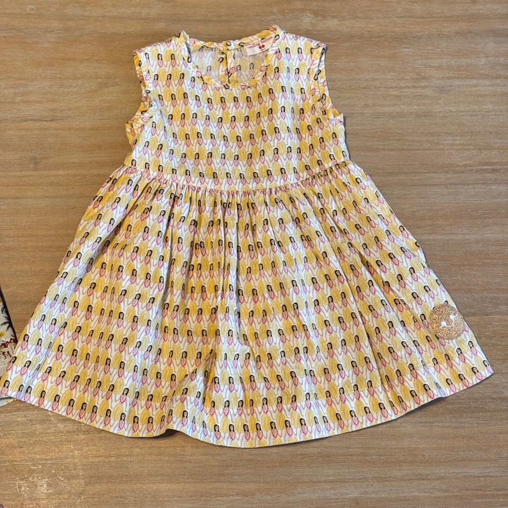 Hawaiian Hula Girls Shortsleeved Dress 2T